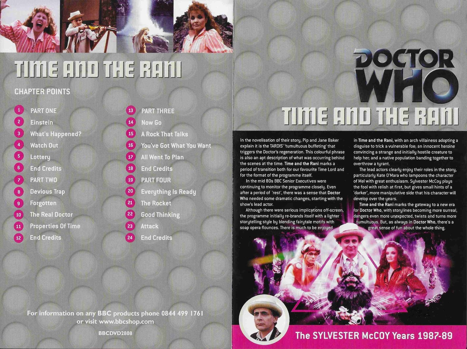 Inserts from BBCDVD 2808